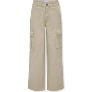 Only Kogyarrow-vox Str Cargo Pant Pnt Noos Cargobroek voor meisjes, Crème