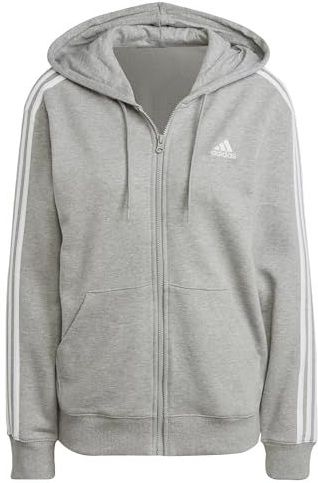 adidas Essentials French Terry 3-strepen doorlopende ritssluiting, trainingspak met capuchon voor dames