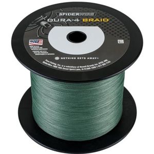 Spiderwire Filo da Pesca Dura 4 Green 0,25 mm 1800 m Trecciato PE Dyneema Mare Spinning Surfcasting Carpfishing