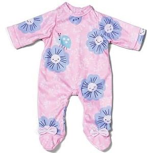 BABY born Combinaison rose avec fleurs pour poupées de 43 cm, 838891 Zapf Creation