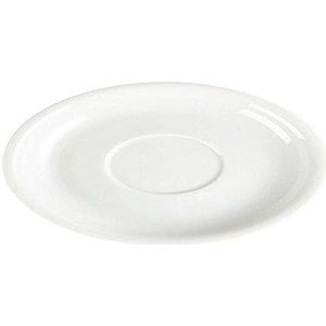 Olympia White Ware cappuccino-onderzetters, 12 stuks