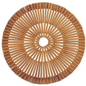 Saleen Rondo 701422e1 Handgemaakte Bamboe placemat diameter 38 cm lichtbruin