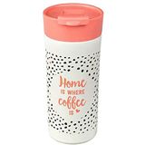 Moses Cook & Style Home Thermosbeker 450 Ml Wit/zalmroze