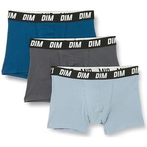 Dim DIM Sport-boxershorts voor heren, met thermoregulatie, 3 stuks, blauw/paars