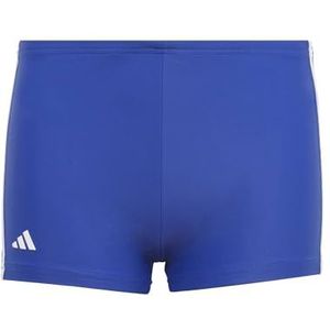 adidas Boxer 3s zwempak voor jongens, Veelkleurig - blauw/wit