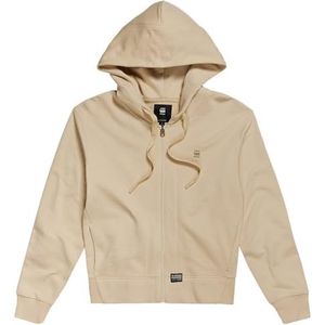 G-STAR RAW Stm Fyx Biker Hdd Sw Wmn Ls Sweatshirt met capuchon voor dames, Beige (Brown Rice D24962-7809-d309)
