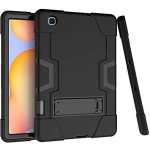 Samsung Galaxy Tab S6 Lite Case 2022/2020 SM-P610/P613/P615/P619 Hoge schokbescherming met standaard voor Tab S6 Lite 10,4 inch zwart