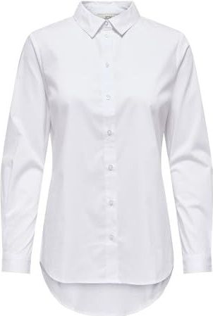 JDY Jdymio L/S Shirt WVN Noos Damesblouse, wit, 44, Wit., 44