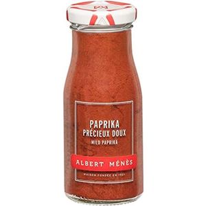 Paprika gerookt met eikenhout – exclusief recept – gemalen paprikapoeder – zoete en warme smaak – product verpakt in Frankrijk – aromatische kruiden – 75 g – ALBERT MÉNÈS – 3 stuks