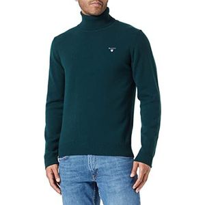 GANT Sweater heren, tartan green, 4XL, Tartan Green