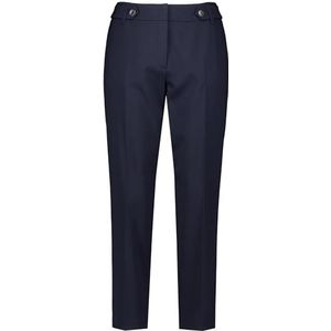 GERRY WEBER Edition Pantalon de loisirs raccourci, bleu marine, 44