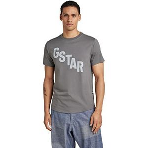 G-STAR RAW, Lash T-shirt voor heren, grijs (graniet 336-1468)