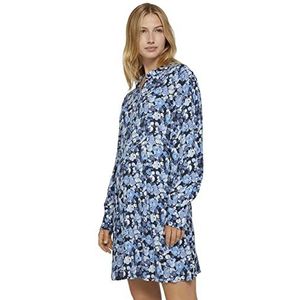Tom Tailor Denim dames jurk, 27596 - Blue Flower Print