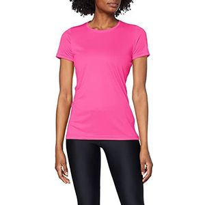Stedman Apparel Active T-shirt voor dames, slim fit, T/ST8100, Snoep Roze
