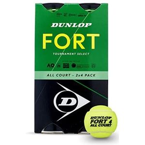 Dunlop Tennisball Fort All Court TS – 2 x 4 Ball Tin Cardonette