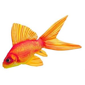 Gaby Fish Kussen in de vorm van een goudvis, meerkleurig, M