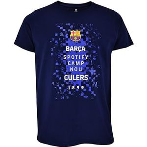 FC Barcelona Cotton tee Logos T-shirt unisexe pour adulte