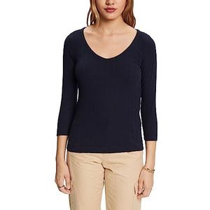 ESPRIT 993ee1k366 T-shirt dames, Navy Blauw