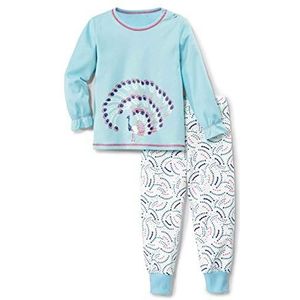 CALIDA Pyjama unisexe pour bébé Motif éléphant, Bleu transparent, 80