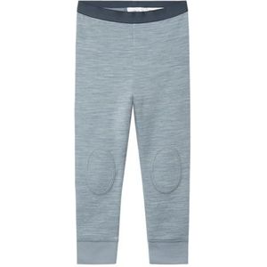 NAME IT Nmmwuppo Wool/Co Longjohn Legging pour garçon Gris 92 EU, gris, 92