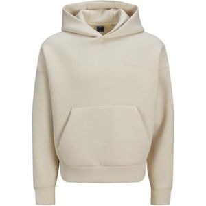 Jack & Jones Jcokinetic Jnr Jcokinetic Jnr Hoodie voor heren (1 stuk), Lichtbeige