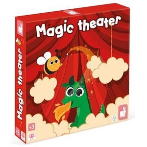 Janod - Magic Theater – gezelschapsspel voor kinderen – Obersatie- en deductiespel – FSC-gecertificeerd – vanaf 2 spelers – vanaf 3 jaar – J02624