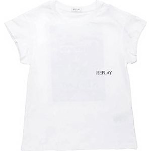 Replay T-shirt voor meisjes, 001, wit
