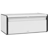 Brabantia Broodtrommel Met Klepdeksel Wit 18,7x25x46,5cm 18 Liter Rood Brabantia Vershouddoos