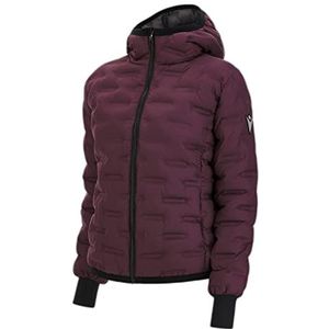 Macron Athleisure FCC Cortina HD Hooded Padded Jacket Plum WMN Damesjas, Plum., L, veer