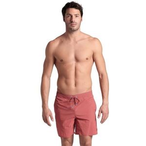 ARENA Heren Arena Beach Boxer Solid Strandshorts voor heren, Astro Red