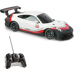 Mondo - RC 1:18 Porsche 911 GT3 Cup op afstand bestuurbaar voertuig, kleur zwart/blauw, 63535