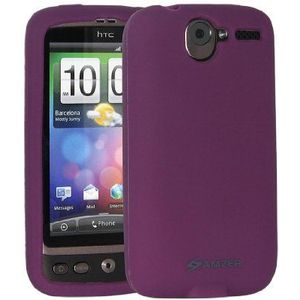 Amzer Jelly Case siliconen hoesje voor HTC Desire, violet