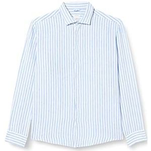seidensticker Regular Fit T-shirt met lange mouwen voor heren, Lichtblauw