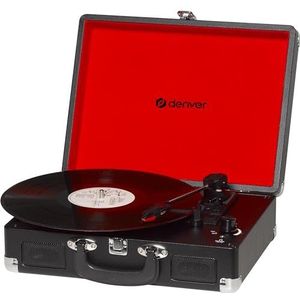 Denver Portable Record Player-zwart