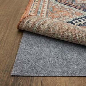 Mohawk Home Antislip tapijt, dubbelzijdig, van vilt en latex, 1,5 x 2,4 m, grijs