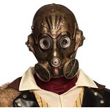 Boland 10131938 Gaspunk-masker, bronskleurig