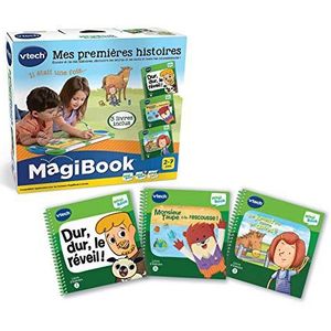 VTECH - Magibook, verpakking met 3 educatieve verhalenboeken, 80-488805, meerkleurig - Franse versie
