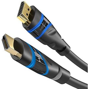 KabelDirekt 0,5 m - 4K HDMI-kabel (4K @120Hz en 4K @60Hz voor een spectaculaire ultra-HD-ervaring - high-speed met Ethernet, HDMI 2.0/1.4, Blu-ray/PS4/PS5/Xbox Series X/Switch, zwart)