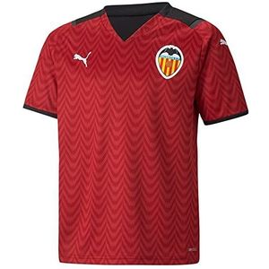 Valencia Unisex shirt seizoen 2021/22, Rio Red-Puma Zwart