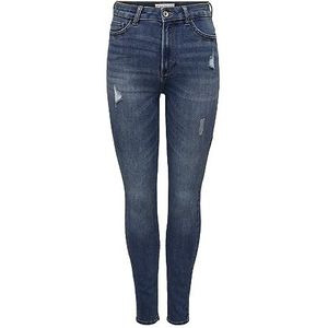 ONLY Jean Onlrose Hw Skinny DNM Gua Noos pour femme, denim bleu médium, S / 34L