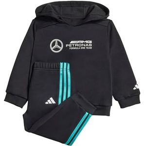 adidas Uniseks kinderen MERCEDES – AMG PETRONAS FORMULA ONE TEAM DNA BABY JOGGER Long Sleeve 2-3Y