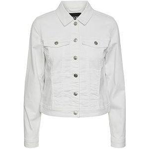 PIECES Jeansjack voor dames PCOIA, Stralend wit