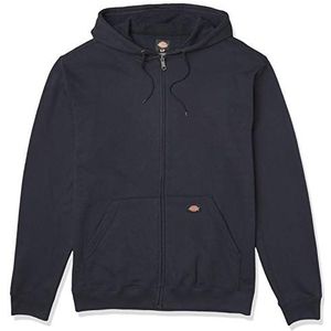 Dickies Big Tall fleecejack met capuchon voor heren, Donker Navy Blauw