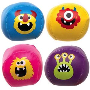 Baker Ross AX273 Mini zachte Monsterballen – 6 stuks, springballen voor kinderen, ideaal voor feesttassen en bodemvullers