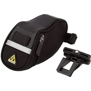 Topeak Aero Wedge Pack QuickClick zadeltas met bevestiging, uniseks, volwassenen, zwart, maat S