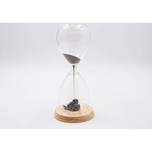 Mascagni - Magnetische zandloper met houten voetje hoogte 20 cm  - 0Q O1440