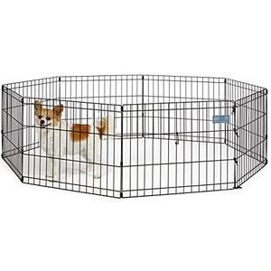 MidWest Homes for Pets Trainingsbox voor honden, 45,7 cm, zonder deur, zwart