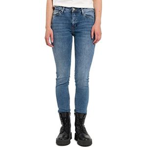 Cross Alan Skinny Jeans voor dames, zeeblauw gewassen, 26W/30L, zeeblauw stonewashed