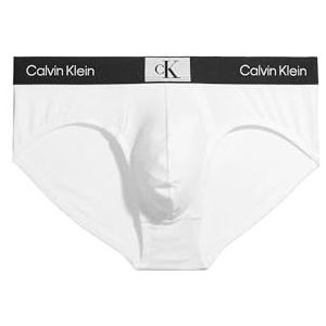 Calvin Klein Hip Brief 000nb3402a Heupbroek voor heren, 1 stuk, Wit