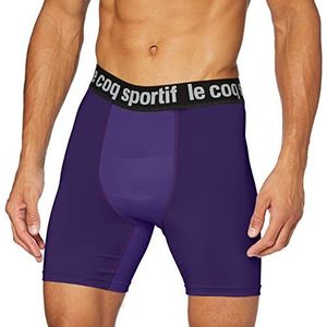 Le Coq Sportif Smartlayer heren trainingsshorts M, Paars.